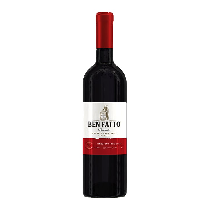 Vinho Fino Tinto Seco Cabernet Sauvignon e Merlot